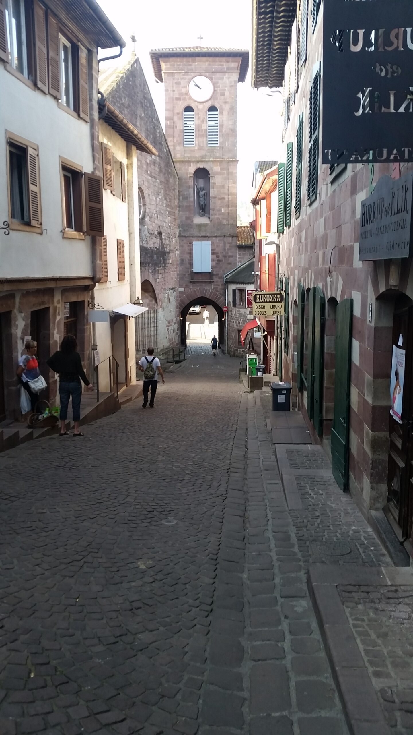 French gate in St Jean Pied de Port